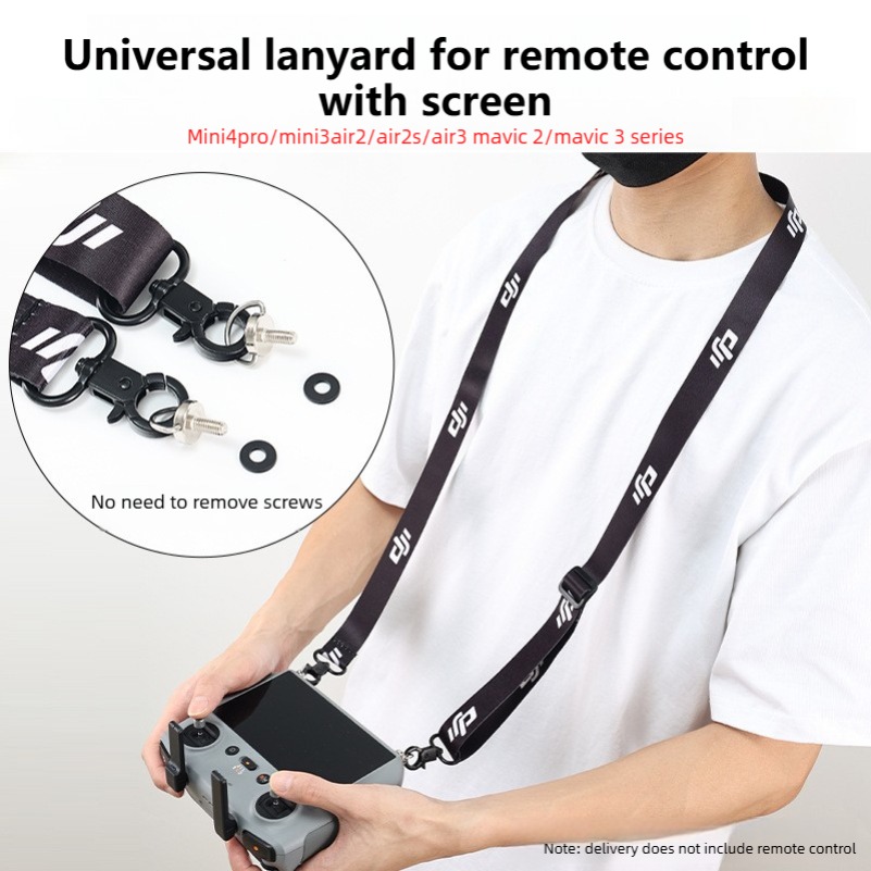 Dji Drone Mini 4 Pro - Verstelbare nekband met anti-valfunctie voor de