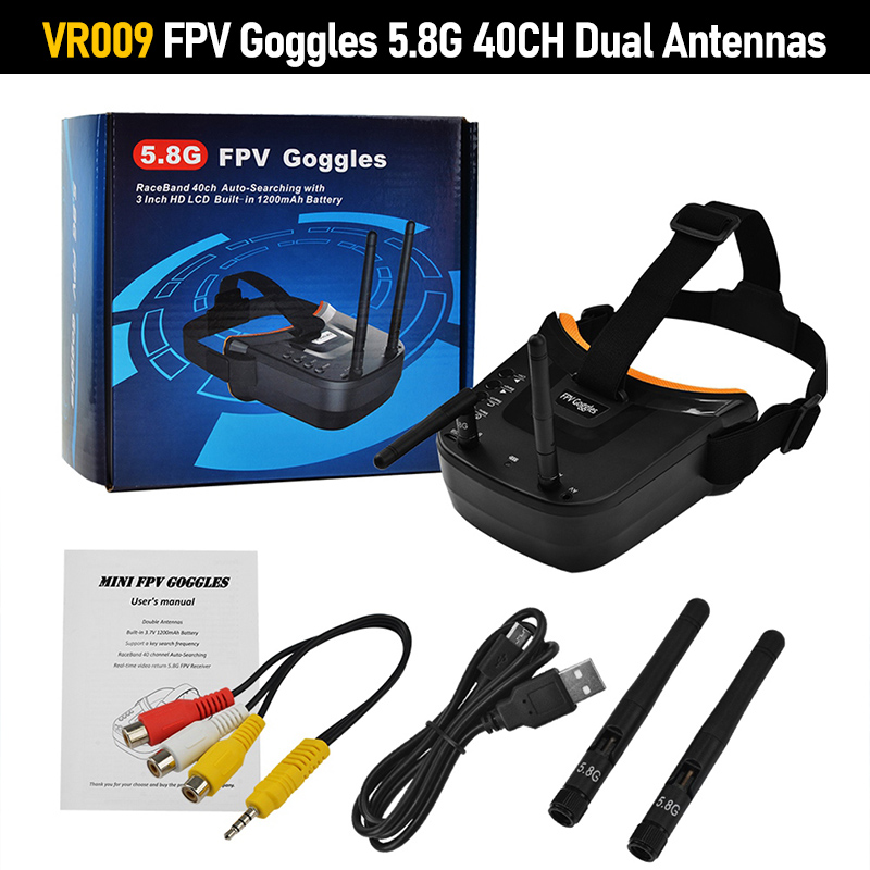 VR009 FPV-bril 3,0 inch 480*32 - Fpv Drone Goggles recensie en prijs